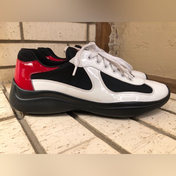 🥳HOST PICK🎉 PRADA - America’s Cup Sneakers - Men’s - Size 9 US - Size 8 UK - Picture 3 of 16